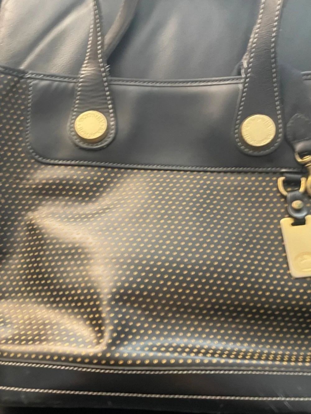 RARE Vintage Dooney&Bourke Cabriolet Shopper Tote & Matching Wallet Set - Black/